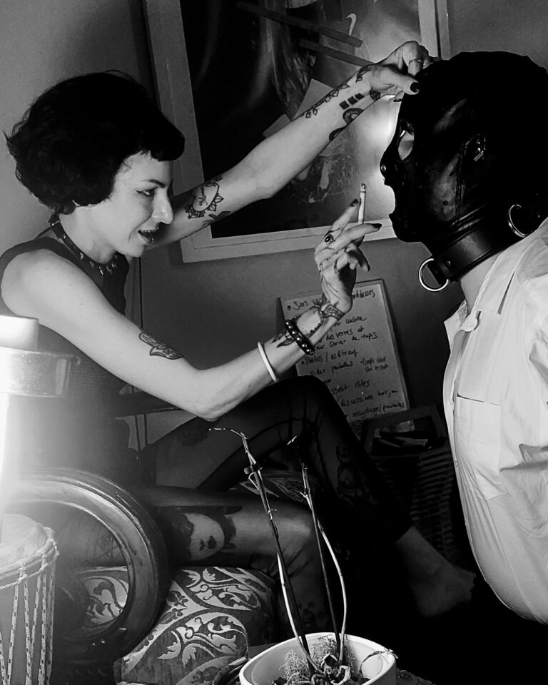 Human Ashtray session with Goddess Ges and Godisaslave