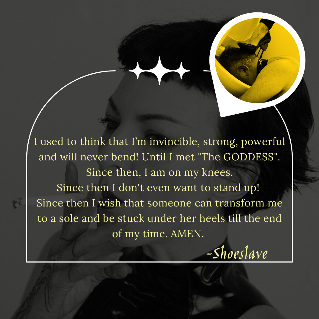 Goddess Ges Testimonial :: Shoeslave